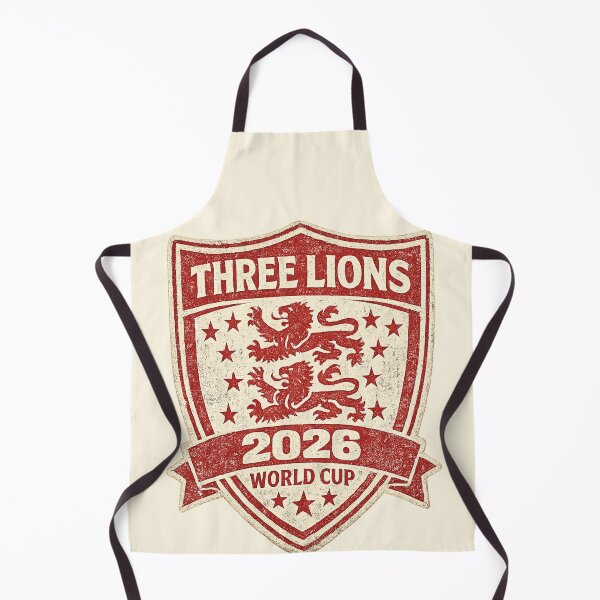 Item preview, Three Lions England World Cup 2026 | Vintage Shield Football designed and sold by ArthUpscale.