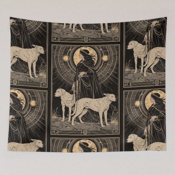 Item preview, Hekate and her hounds designed and sold by MendaciousMina.