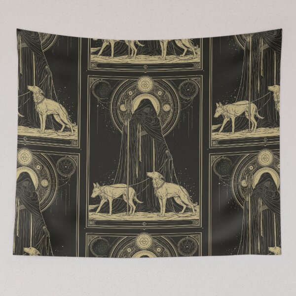 Item preview, Hekate and her hounds designed and sold by MendaciousMina.