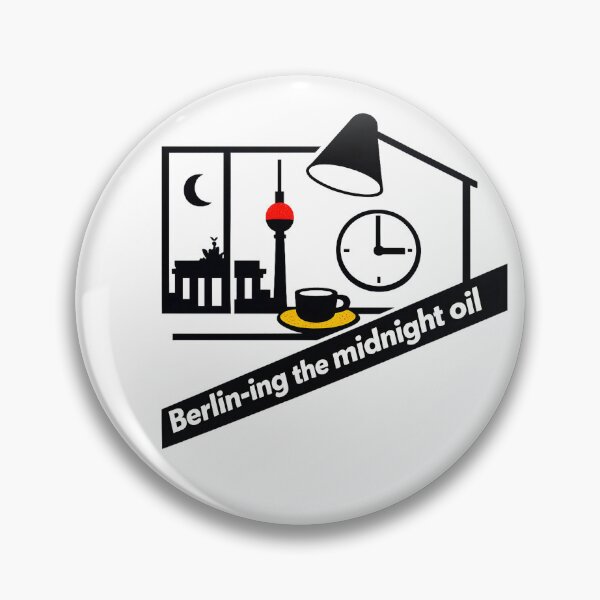 Item preview, Berlin-ing the Midnight Oil designed and sold by KungPowUnicorn.