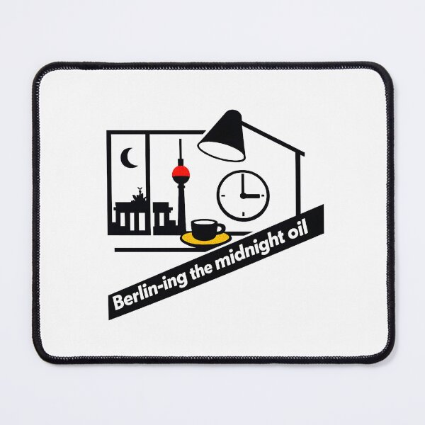 Item preview, Berlin-ing the Midnight Oil designed and sold by KungPowUnicorn.