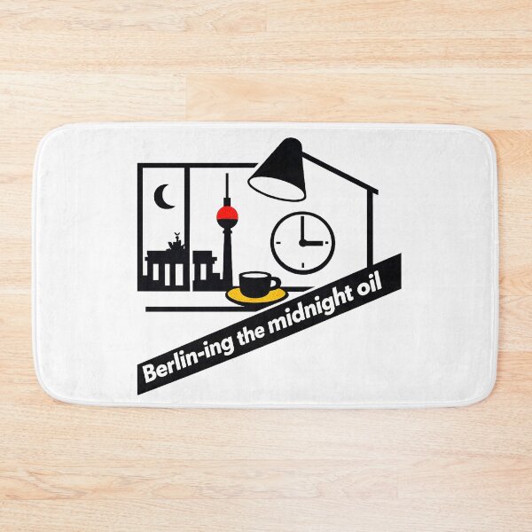 Item preview, Berlin-ing the Midnight Oil designed and sold by KungPowUnicorn.