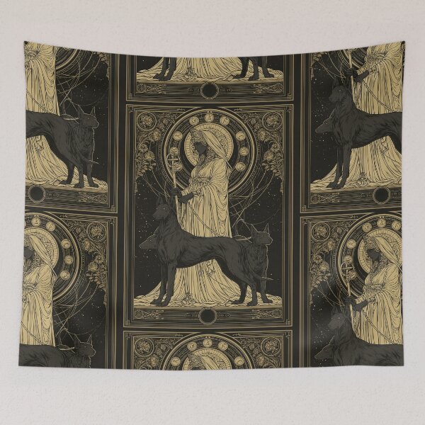 Item preview, Hekate and her hounds designed and sold by MendaciousMina.