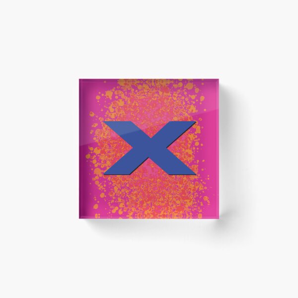 Item preview, X Letter, The Letter X designed and sold by CharlottePlaceArt.
