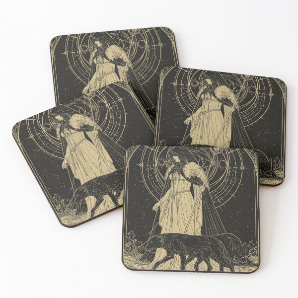 Item preview, Hekate and her hounds designed and sold by MendaciousMina.