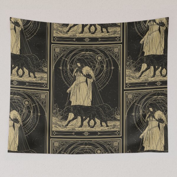 Item preview, Hekate and her hounds designed and sold by MendaciousMina.