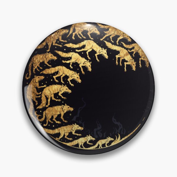 Item preview, Wolf Moon Rising From the Dark Forest designed and sold by GeoWhimsy Studio.