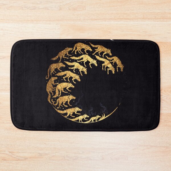 Item preview, Wolf Moon Rising From the Dark Forest designed and sold by GeoWhimsy Studio.