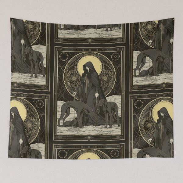 Item preview, Hekate and her hounds designed and sold by MendaciousMina.