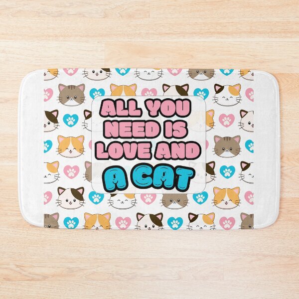Item preview, Cute Kawaii Kitten Paw Hearts Repeat Pattern designed and sold by MedusaGialla.