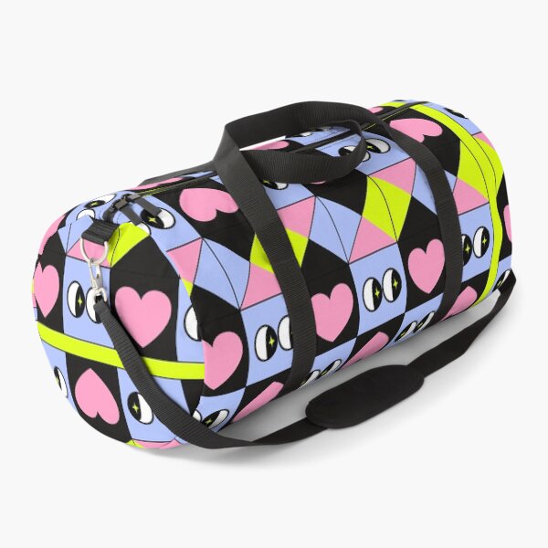 Item preview, Playful Geometric Hearts & Eyes Pattern in Pastel Colors designed and sold by Thetdesigns.