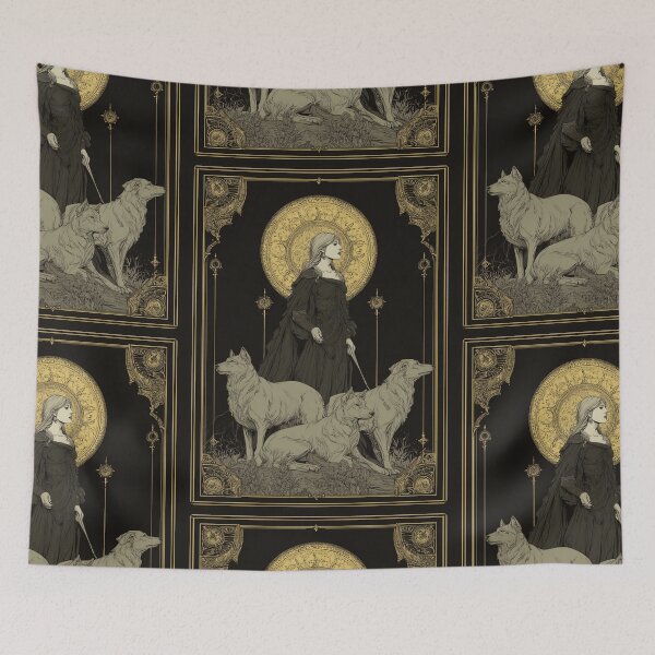Item preview, Hekate and her hounds designed and sold by MendaciousMina.