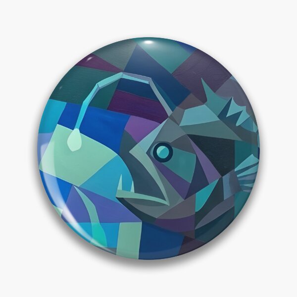 Item preview, Abstract Geometric Ocean Tides | Retro Cubist Marine Mosaic | Avant-Garde Coastal Teal and Amber Art designed and sold by SergioMiklos.