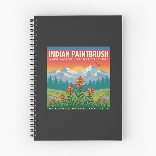 Item preview, Indian Paintbrush America’s Wildflower Treasure – National Parks Botanical Nature Design designed and sold by ArcticFoxStudio.