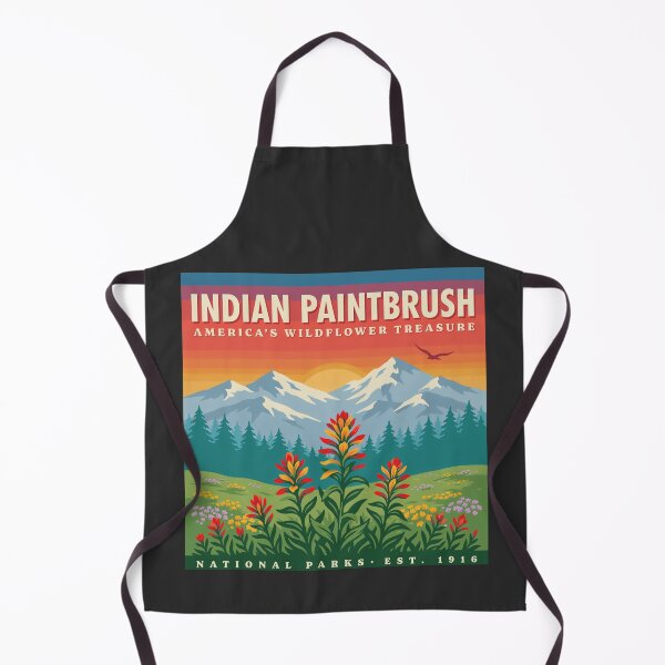 Item preview, Indian Paintbrush America’s Wildflower Treasure – National Parks Botanical Nature Design designed and sold by ArcticFoxStudio.