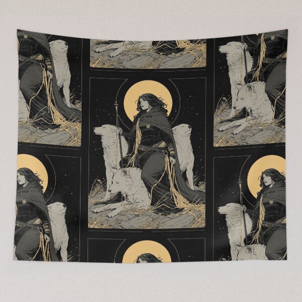 Item preview, Hekate and her hounds designed and sold by MendaciousMina.