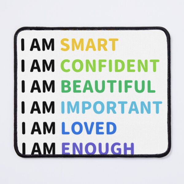 Item preview, I am kind, brave, smart, confident, beautiful, important... designed and sold by therapymama.