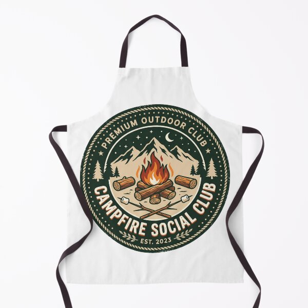 Item preview, Campfire Social Club Vintage Camping Badge designed and sold by PGRprint.