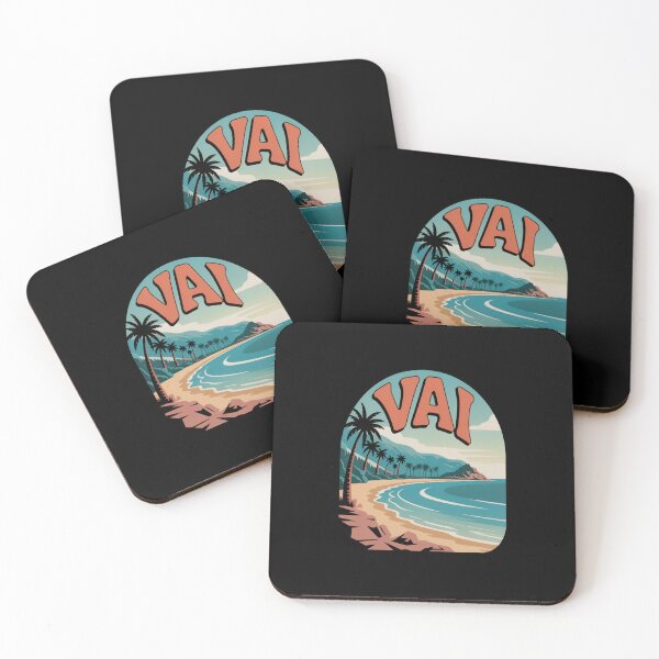 Item preview, Vai Palm Beach Vintage Travel Sticker – Retro Crete Palm‑Forest Illustration designed and sold by stickercuffs.