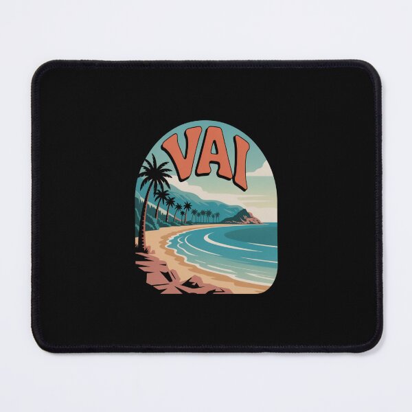 Item preview, Vai Palm Beach Vintage Travel Sticker – Retro Crete Palm‑Forest Illustration designed and sold by stickercuffs.