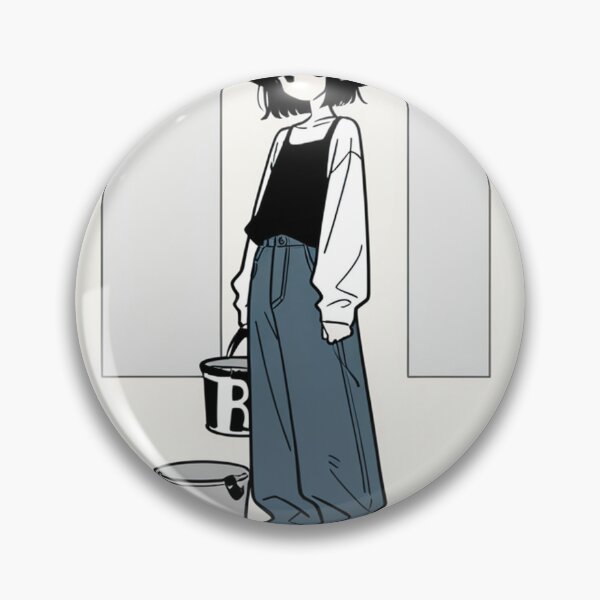 Item preview, Fashion - Man in Black Top Bucket Hat Baggy Jeans Streetwear Anime Variant 5 designed and sold by AnimeShin.