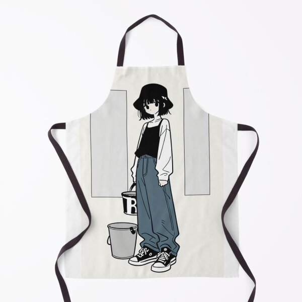 Item preview, Fashion - Man in Black Top Bucket Hat Baggy Jeans Streetwear Anime Variant 5 designed and sold by AnimeShin.