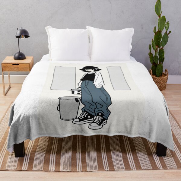 Item preview, Fashion - Man in Black Top Bucket Hat Baggy Jeans Streetwear Anime Variant 5 designed and sold by AnimeShin.