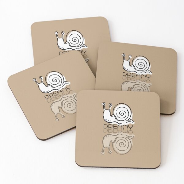 Item preview, Cute Brown Snail Doodle Reflection DREAMY  designed and sold by TackyTime.