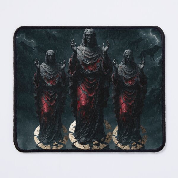 Item preview, Three Saints in Stone Condemn the Dark designed and sold by GeoWhimsy Studio.