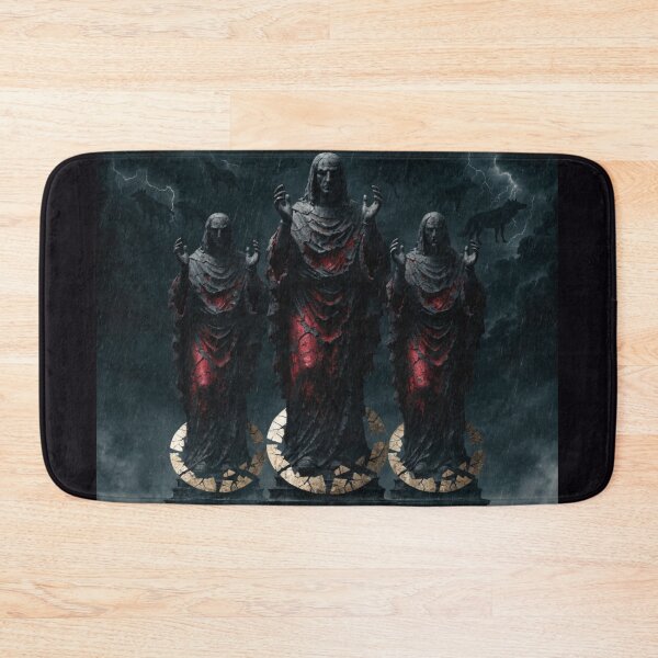 Item preview, Three Saints in Stone Condemn the Dark designed and sold by GeoWhimsy Studio.