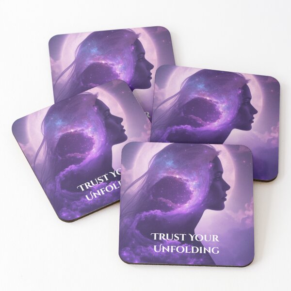 Item preview, Trust Your Unfolding | Spiritual Growth & Self-Discovery Affirmation designed and sold by MysticPurpleHue.