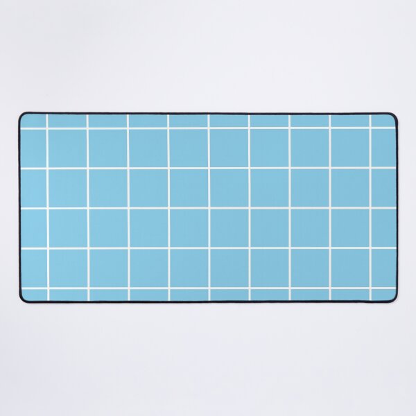 Item preview, Sky blue & white grid designed and sold by Mint + Midnight.