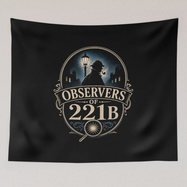 Item preview, Observers of 221B Sherlock Holmes London Street Badge designed and sold by Fenay Designs.