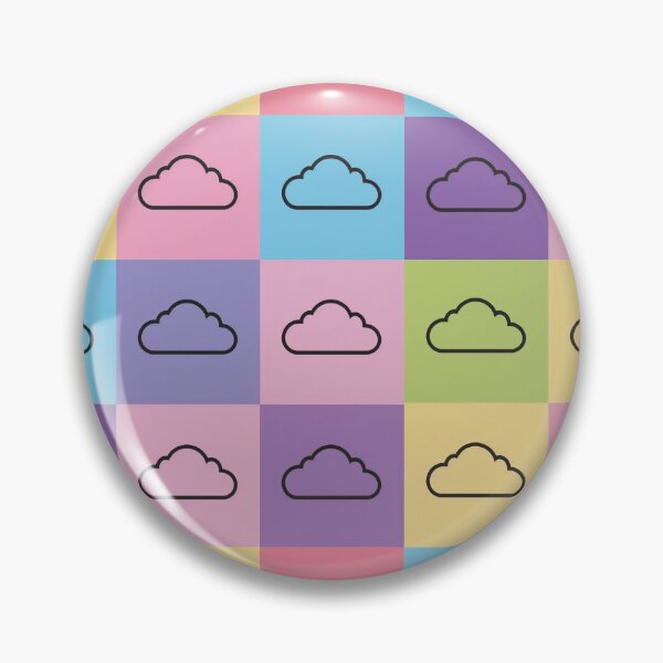 Item preview, Baby pink patchwork with clouds designed and sold by uunaa.