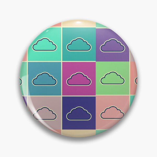 Item preview, Green patchwork with clouds designed and sold by uunaa.