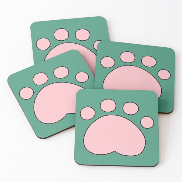 Item preview, Cute Pink Paw Print Illustration designed and sold by ubborn.