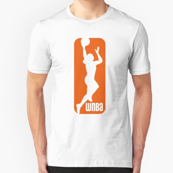 WNBA Basketball Logo T-Shirt Slim Fit T-Shirt