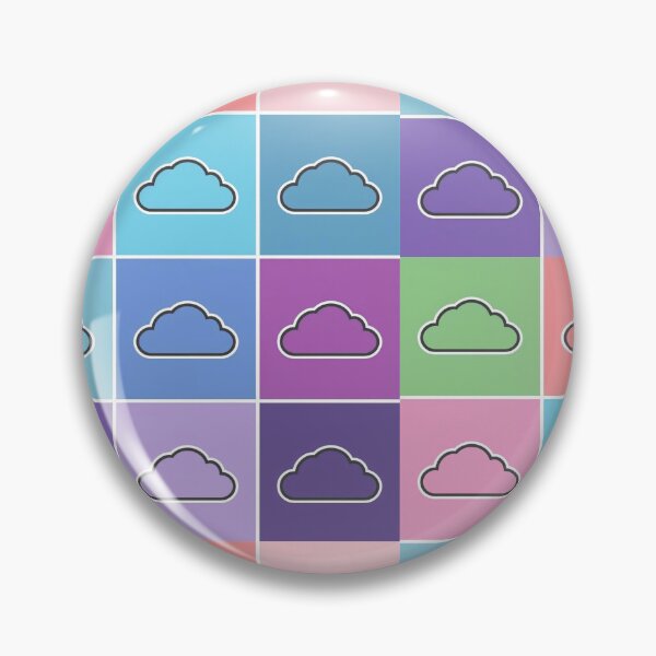 Item preview, Pink patchwork with clouds designed and sold by uunaa.