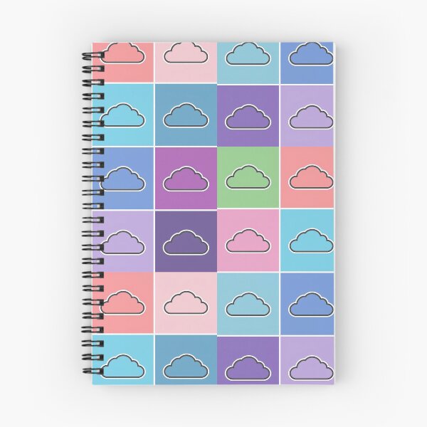 Item preview, Pink patchwork with clouds designed and sold by uunaa.