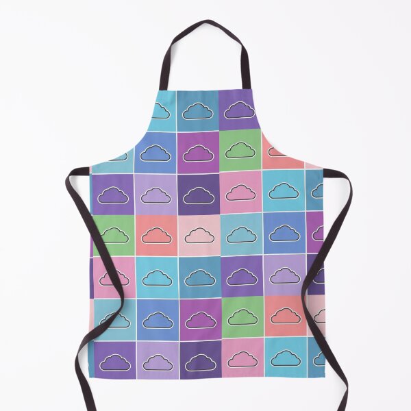 Item preview, Pink patchwork with clouds designed and sold by uunaa.