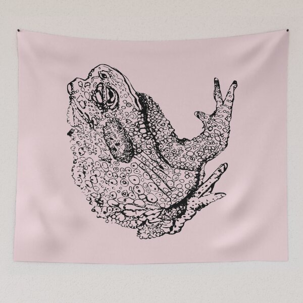 Item preview, Toad - (#EED4D9) designed and sold by The Stippler Process.