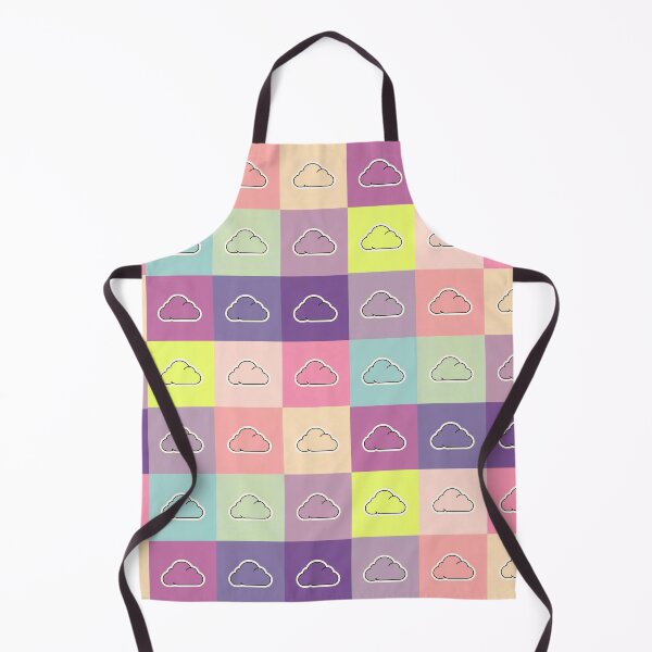 Item preview, Purple patchwork with clouds designed and sold by uunaa.