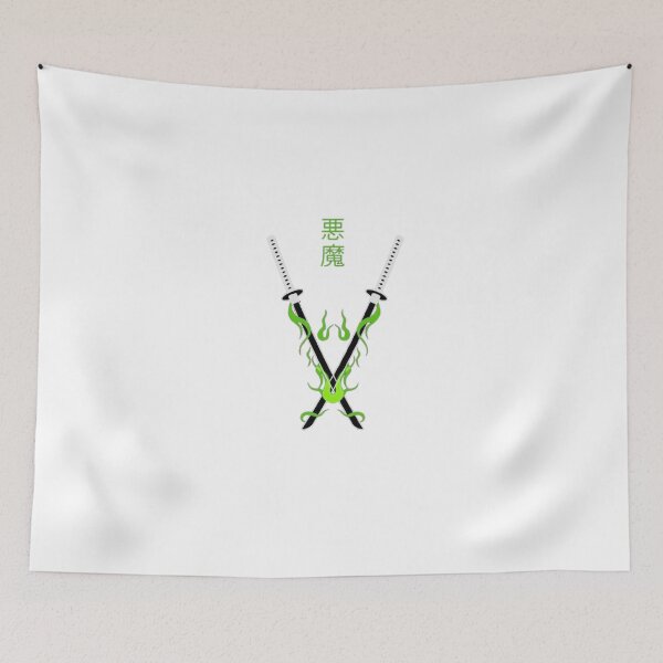 Item preview, Crossed Cursed Blades - Eerie Green Flame Aura designed and sold by Mrdonut-ARt.