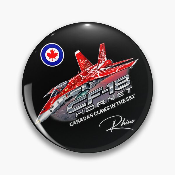 Item preview, CF-18 Hornet RCAF Fighter Jet | Royal Canadian Air Force Aviation Graphic Design designed and sold by Aerolovers.
