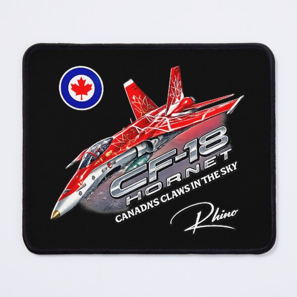 Item preview, CF-18 Hornet RCAF Fighter Jet | Royal Canadian Air Force Aviation Graphic Design designed and sold by Aerolovers.