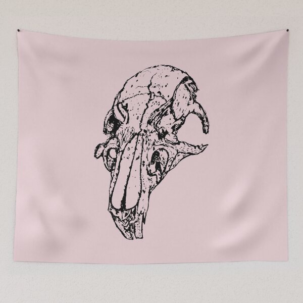 Item preview, Rat Skull - (#EED4D9) designed and sold by The Stippler Process.