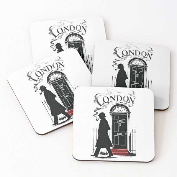 Item preview, 221B Baker Street London Sherlock Holmes Silhouette Design designed and sold by Fenay Designs.