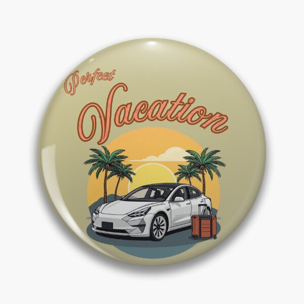 Item preview, Perfect Vacation Electric Car Retro Summer Travel Design designed and sold by PMDesignStudio.