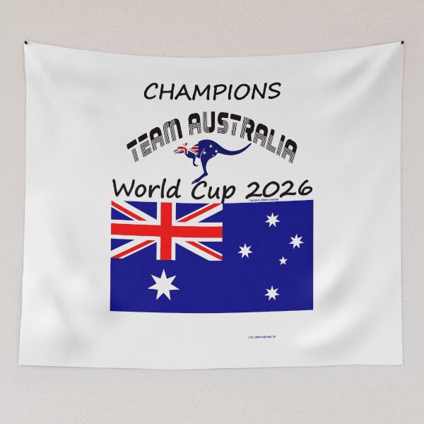 Item preview, Australia Fan T‑Shirt world Soccer Cup 2026 outfit designed and sold by cabevo.
