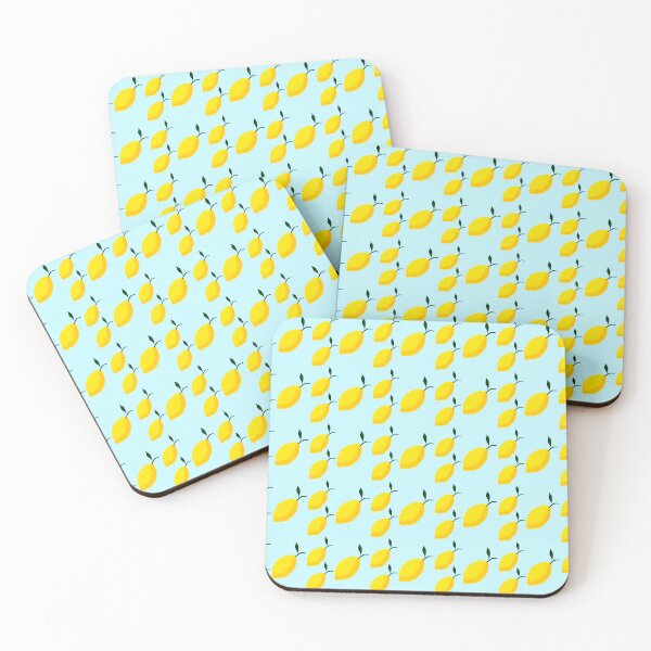 Item preview, Fresh  Mediterranean lejos with blue Background Seamless Pattern designed and sold by JS.Creative.